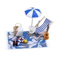 thumbnail image 4 of Decoración de casa de muñecas en miniatura de playa, accesorios al aire libre de casa de muñecas de jardín, silla para de regalo juguetes en, 4 of 10