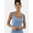 thumbnail image 2 of No Boundaries Cotton Stretch Ribbed Cozy Romper, Women’s XS-XXXL, 2 of 6
