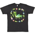 thumbnail image 3 of Inktastic Praying Mantis with Flowers and Leaves T-Shirt, 3 of 5