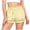 Yellow, variant on Girls' Sweet Gingham Ruffle Bloomer Shorts with Elastic Waist & Bow - Cute Summer Beach Vacation & Casual Play Wear Shorts