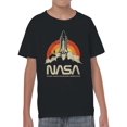 thumbnail image 2 of Officially Licensed Nasa Space Shuttle Retro Art Youth's T-shirt, 2 of 3