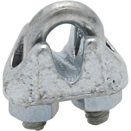 

4PC National Hardware National Hardware N186-643 Wire Cable Clamps 1/8 Inch Zinc Plated Malleable Iron 3 Pack