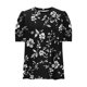 thumbnail image 3 of Tops de Manga Corta para las Mujeres Suelto Ajuste Impreso Cuello Redondo Camiseta Suelta Superior, Poliéster Verano Primavera, 3 of 5