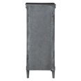 thumbnail image 4 of Elm Solid Wood 5-Drawer Chest, Antique Gray, 4 of 5