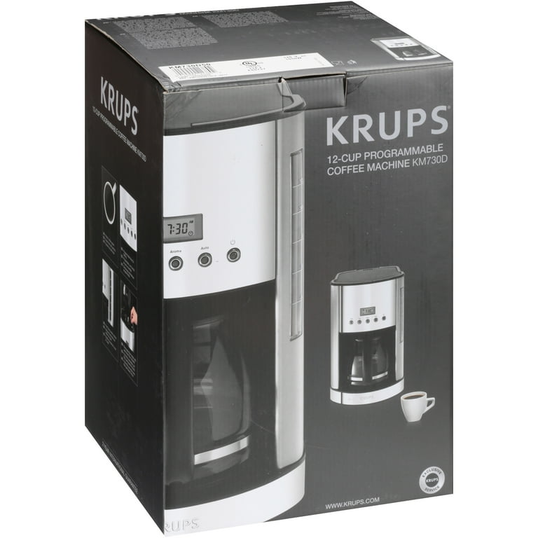 KRUPS KM730D Breakfast Set Coffee Maker Machine with Brushed and