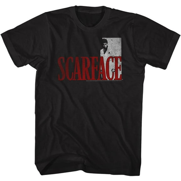 Scarface Sfredwhite Black T-Shirt