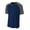 NAVY/ GRAPHITE, variant on Strike Raglan Tee For Youth Male in Forest/Graphite NB3373