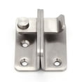 thumbnail image 1 of Stainless Steel Flip Latch for Window Cabinet Drawer, Rustproof Sliding Barn Door Lock with Dual Protection, High Strength - Suitable for Wooden Doors, Metal Doors, and More, 1 of 5