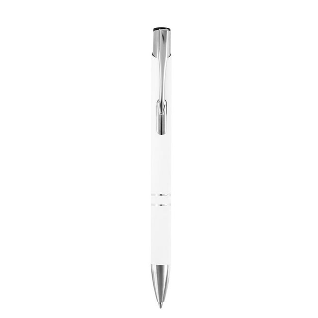 Bolígrafo Aros con mecanismo push blanco 1 x 13.5