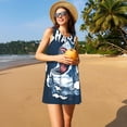 thumbnail image 3 of Disketp Shark para Vestido sin Mangas para Mujeres, Vestidos de Verano para Mujeres, Casual y Holgado para la Playa, 3 of 7
