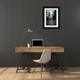 thumbnail image 3 of Berzel, Erin 17x24 Black Ornate Wood Framed with Double Matting Museum Art Print Titled - Manhattan Fire Lane, 3 of 4