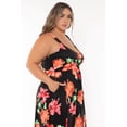 thumbnail image 5 of Plus Size Charva Floral Maxi Dress -Black, 5 of 6