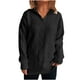 thumbnail image 1 of Ailaofu Women's Sweaters 2025 Fall Winter Quarter Zip Casual Ribbed Cable Knit Pullover, 1 of 2