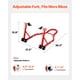 thumbnail image 2 of VEVOR Elevador de soporte para motocicleta de 850 lb con rueda trasera y brazo basculante Paddock rojo, 2 of 9