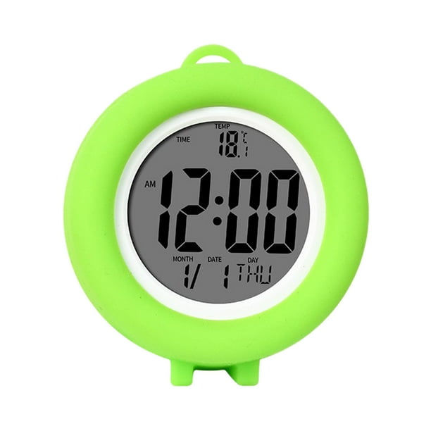 Pisexur Electrónica para Hombres Reloj Electrónico Digital Pantalla LED Reloj Electrónico Estéreo Pantalla Digital Reloj Despertador con Función de Repetición 12/24H Conmutación Cuenta Regresiva Elec