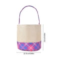 thumbnail image 3 of Halloween Basket Imitation Linen Storage Basket Trick or Treat Candy Bucket Handheld Halloween Party Decor Indoor Outdoor by PALIFEUR, 3 of 6