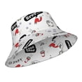 thumbnail image 3 of PAYOHTO Penguin Girly Pattern Bucket Hats for Women Men, Beach Summer Outdoor Fisherman Hat for Boy Girl, 3 of 8