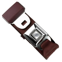 RetroBelt Burgundy Push Button Lap Belt 75" No Hardware Safety Seatbelt Classic