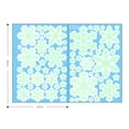 thumbnail image 2 of Pegatinas luminosas, en la oscuridad, Navidad, copo de nieve, pegatinas de pared, pegatinas de eficiencia maximizada, 2 of 8