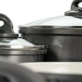 thumbnail image 3 of Gibson Home Hestonville 7 Piece Aluminum Nonstick Cookware Set in Grey with Bakelite Handles, 3 of 6