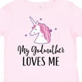 thumbnail image 4 of Inktastic Godmother Loves Me Unicorn Girls Girls Toddler T-Shirt, 4 of 5