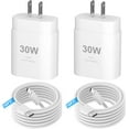 TRAHOOiPhone 16 15 Pro Max Charger 30W USB C iPhone 16 15 Charger Block Fast Charging with 10FT