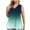 Green, variant on USSUMA Summer Tops for Women 2025 Women's Tank Tops Sleeveless V Neck Loose Plus Size Tops for Women Printed Gradient Vintage Shirt Comfortable Shirt Birthday Black Up to 50% off Tank Top L