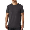 thumbnail image 2 of Hanes 4.5 oz. 100% Ringspun Cotton nano-T T-Shirt with Pocket (498P) Vintage Black, XL, 2 of 2