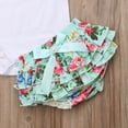 thumbnail image 7 of 3pcs Newborn Infant Baby Girls Romper Jumpsuit Ruffle Shorts Dress Summer Outfits, 7 of 7