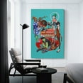 thumbnail image 3 of Gorillaz Wall Hanging Painting Wall Art Canvas Paintings Posters Home Decorations 16x24inch(40x60cm), 3 of 8