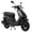 Black, variant on X-Pro Bora 50cc Gas Moped Scooter for Adults – Automatic Transmission, 4‑Stroke Engine with 10" Aluminum Wheels, Electric/Kick Start!