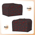 thumbnail image 3 of Fotbe Red Ladybugs On Dark Background for Four Slice Toaster Cover, Fingerprint Protector, Super Soft Appliance Cover And Dust Cover,Bread Dust Cover & Fingerprint Protection, 3 of 7
