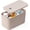 Cream Plus, variant on Lockable Storage Box, Locking Medicine Box, Cell Phone Locked Jail, Food Medical Lockbox, Containers Bin for Personal Refrigerator Home Office Organization Travel Farther Gift (Navy Plus)