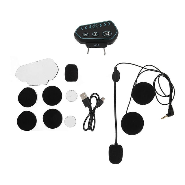 Motorcycle Bluetooth 5.0 Helmet Headset Waterproof Stereo Music Hands-free Calling GPS Noise Cancelling for Cycling Motorbike