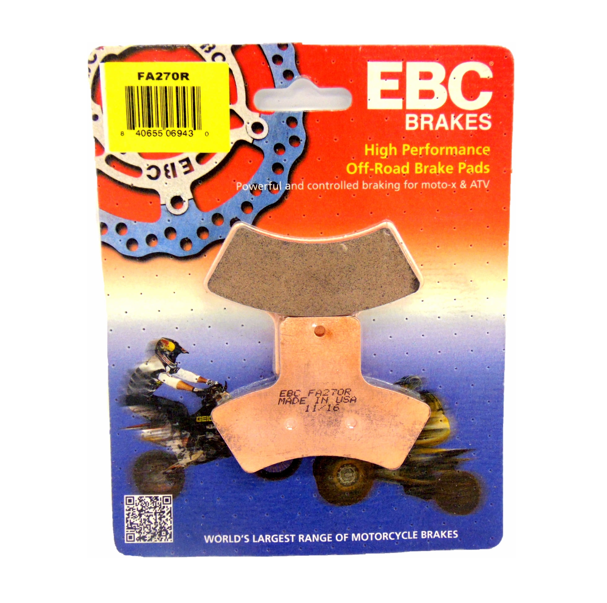 EBC Brake Pads Rear for Polaris 199900 Sportsman 335 4x4 Worker 335