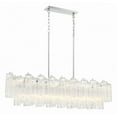 thumbnail image 3 of Crystorama Addis 14 Light Polished Chrome Chandelier - 51.75"W x 14.25"H x 14"D, 3 of 11