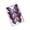 Purple, variant on Lilixerw Red Glitter Butterfly Clips 3 Pack, Layered Mesh Wing Tree Ornament With Metal Clip, for Christmas Wreath Gift Box Holiday Decoration