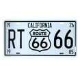 thumbnail image 1 of tredstone Old U.S. Rt. 66 License Plate For Retro Wall Decor Easy And Safe To Iron Vintage Metal Sign Orange, 1 of 6