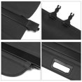thumbnail image 2 of Ikon Motorsports Compatible with 14-18 Jeep Cherokee Tonneau Cargo Shade Cover Black-Vinly+Aluminum Rod, 2 of 9