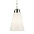 thumbnail image 5 of 52661PN Kichler Lighting Marsailli - 1 Light Pendant-19 Inch Tall and 11.5 Inch Wide-Polished Nickel Finish-Cased Opal Glass Color, 5 of 6