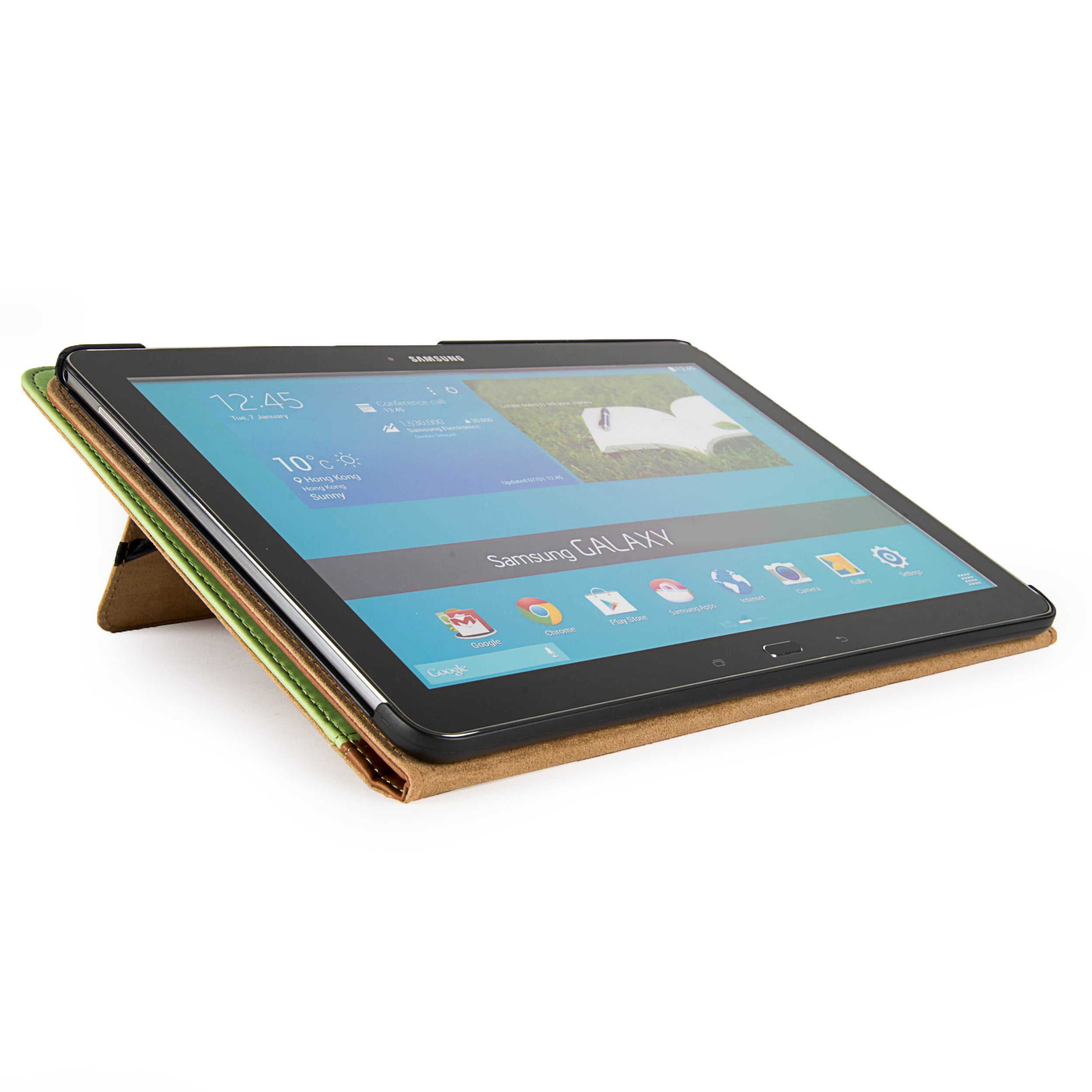 VANGODDY Mary Protective Portfolio Stand Case for Samsung Galaxy Tab 4 (10.1 inch) Exact Perfect Fit