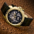 thumbnail image 2 of Reloj HERITOR Automático Conrad Correa de Cuero Esqueleto Dorado, 2 of 3