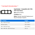 thumbnail image 2 of Head Gasket - Compatible with 1986 - 2007 Ford Taurus 1987 1988 1989 1990 1991 1992 1993 1994 1995 1996 1997 1998 1999 2000 2001 2002 2003 2004 2005 2006, 2 of 2