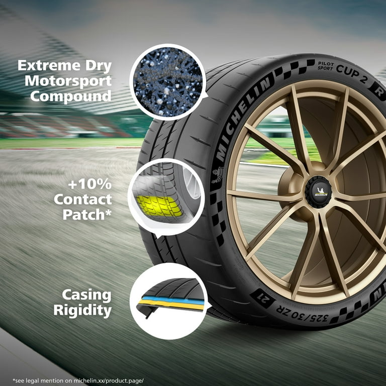 チャレンジ2 Michelin Pilot Sport Cup 2 R ZP RFT 275/30ZR20 (97Y) XL Tire