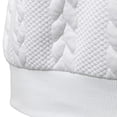thumbnail image 6 of FRSASU Men's Polo Shirt Short Sleeve Jacquard Business Casual Breathable Casual Summer Tops White, 6 of 7