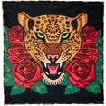 thumbnail image 1 of shiyou-Stay On Satin Grande Foulard -Noir, Conte de Chat, Taille Unique, 1 of 4