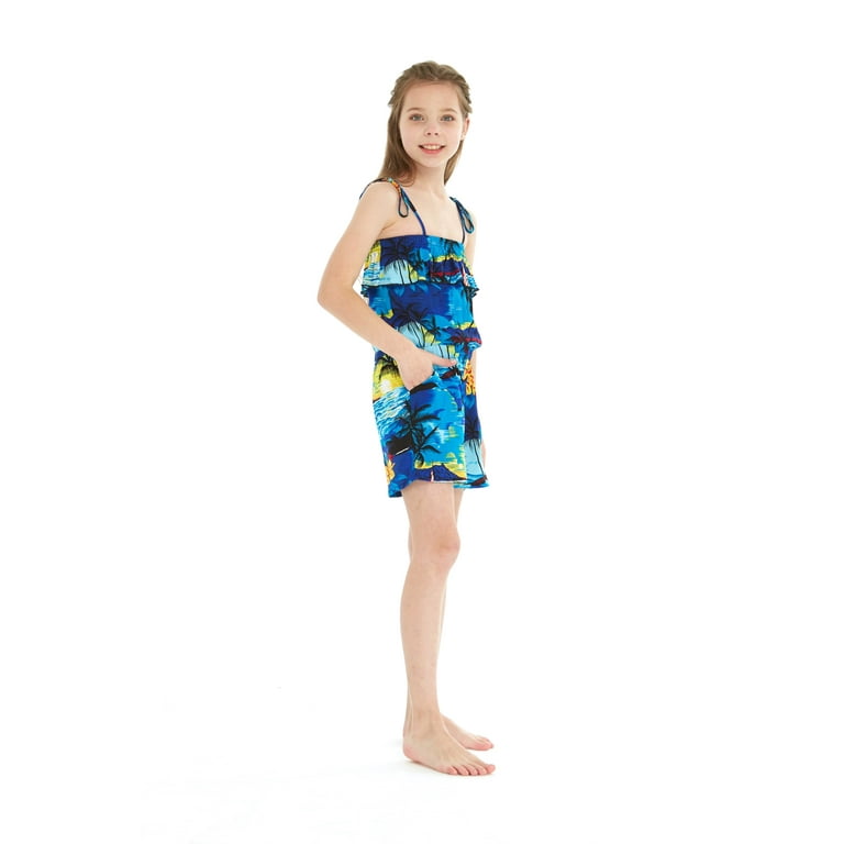 Girls hawaiian romper sale