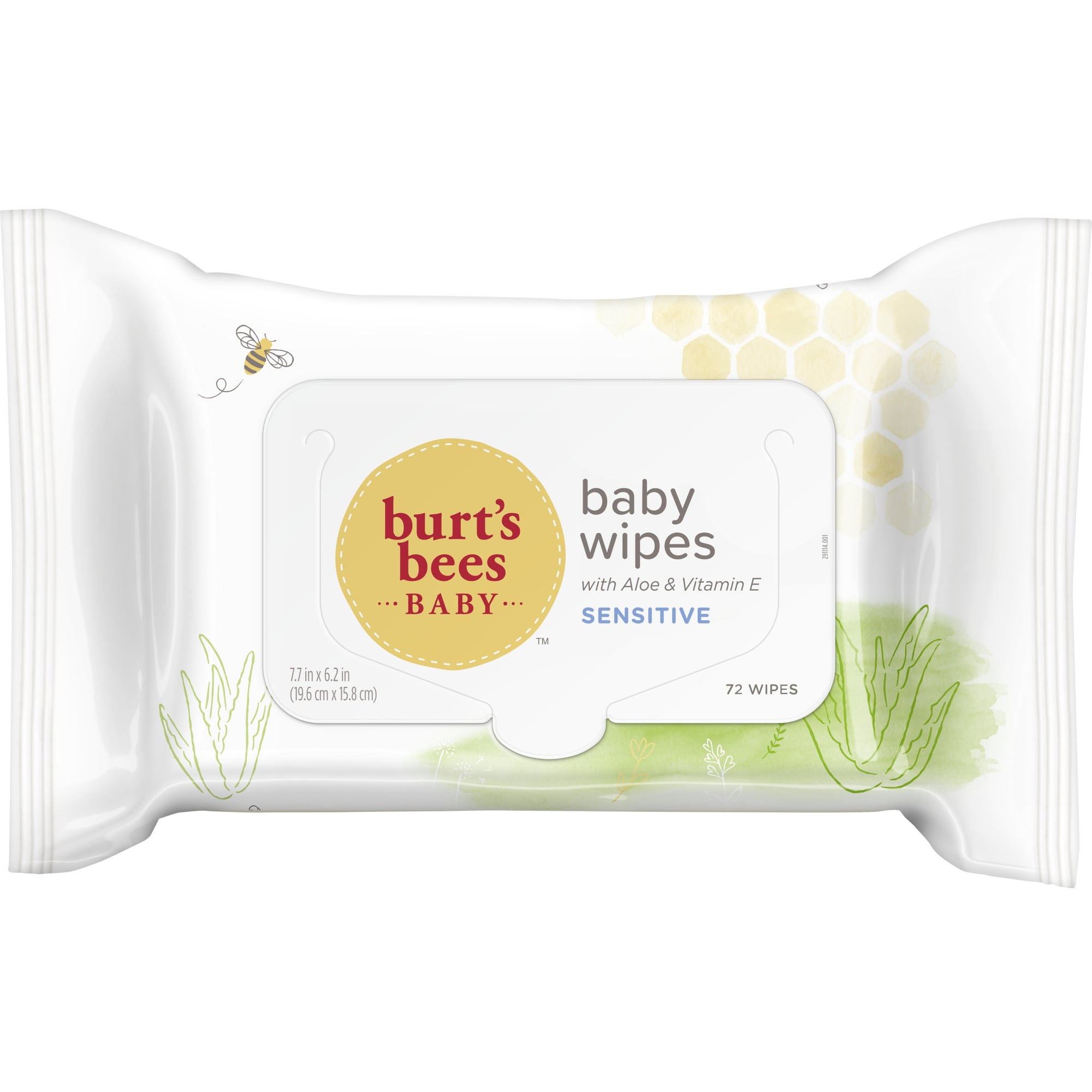 Burts Bees Baby Wipes, Unscented Natural Baby Wipes for Sensitive Skin