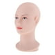 thumbnail image 2 of Cabeza de Maniquí de PVC, Sombrero Femenino Gafas Joyas Peluca de Cabello Soporte de Maniquí Modelo de Exhibición - Durable Y Resistente jinwen Maniquíes con cabeza de peluca, 2 of 8