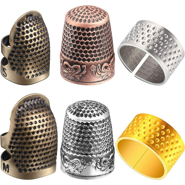 Finger Protector Gold Needle Thimble Metal Sewing Accessories Handworking  To-C~